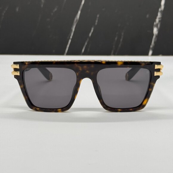 NEW SPP108M 0722 PHILIPP PLEIN ICON HAVANA UNISEX SUNGLASSES - Picture 3 of 13